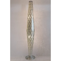 FLOOR LAMP MRS BRASS SILVER PLATED 180 